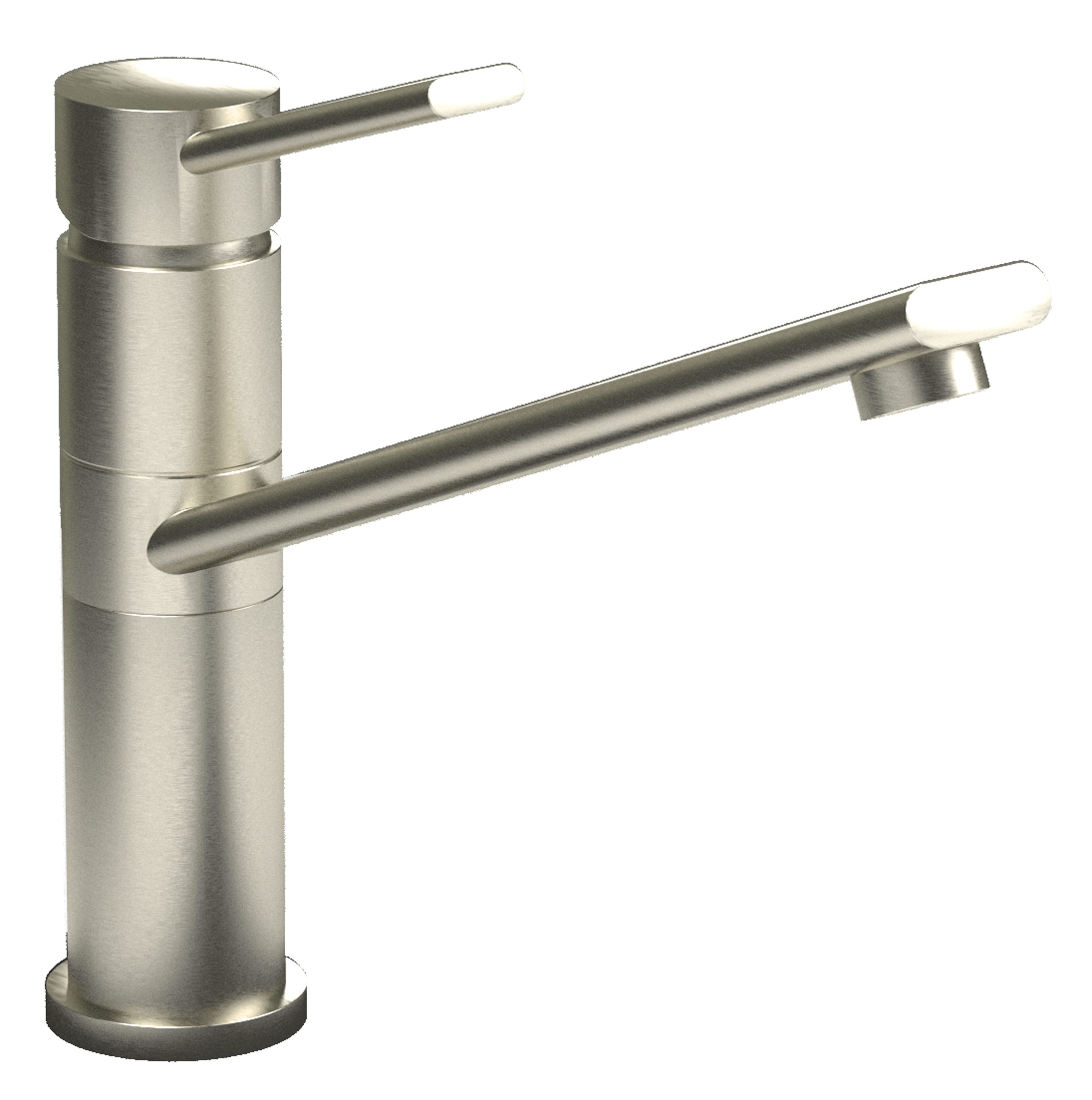 Abode Specto Single Lever Mixer Tap Brushed Nickel Kensi Hope