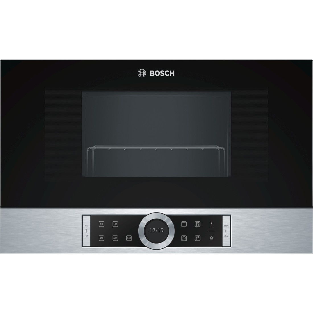 Bosch Serie 8 BEL634GS1B Microwave & Grill St/Steel Kensi Hope