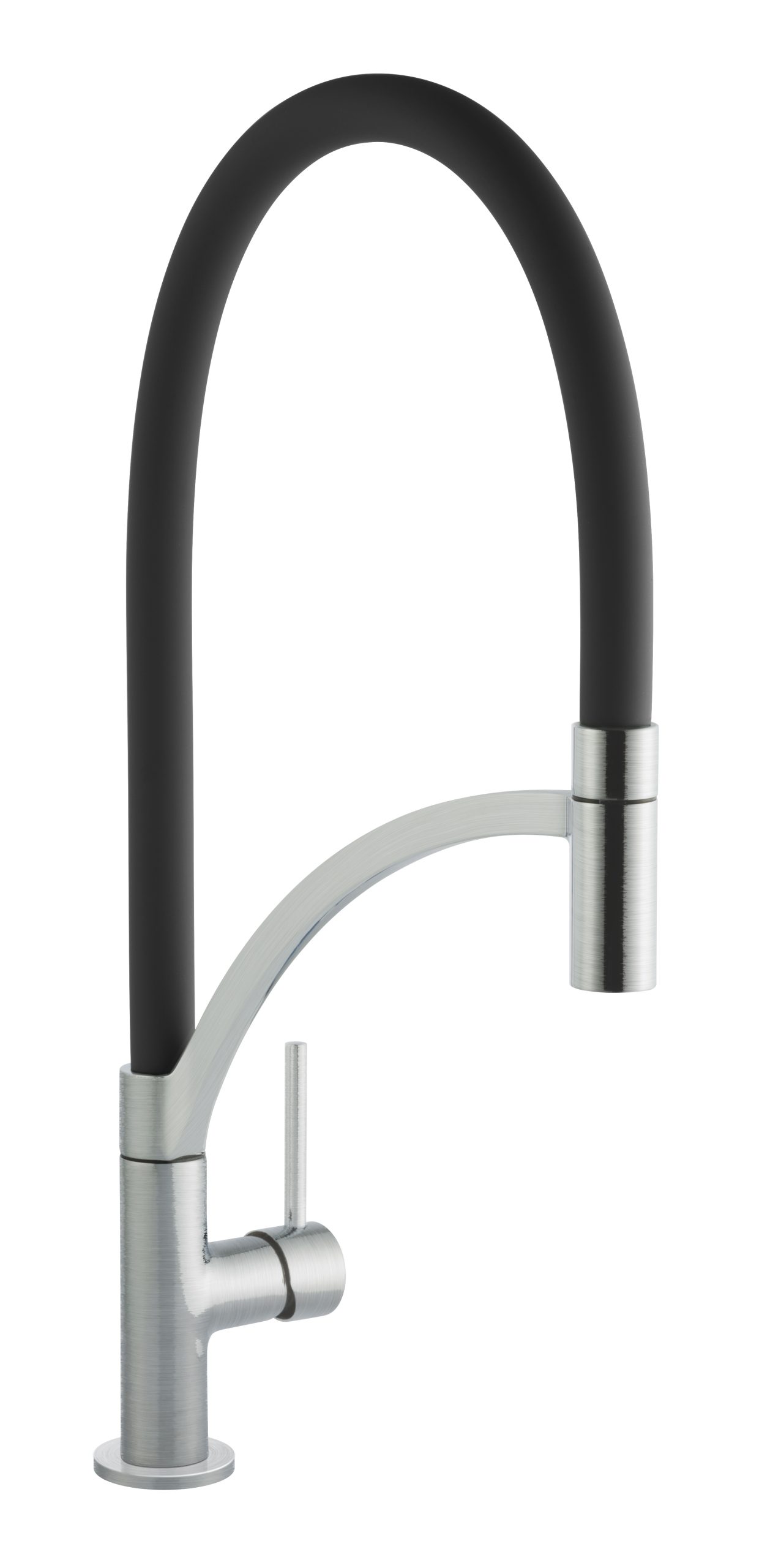 Prima+ Swan Neck Single Lever Mixer Tap w/Pull Out - Black - Kensi Hope ...