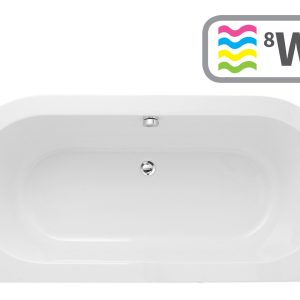 Decadence Double End Back To Wall 1700×800 0TH Bath & Whirlpool System w/LED