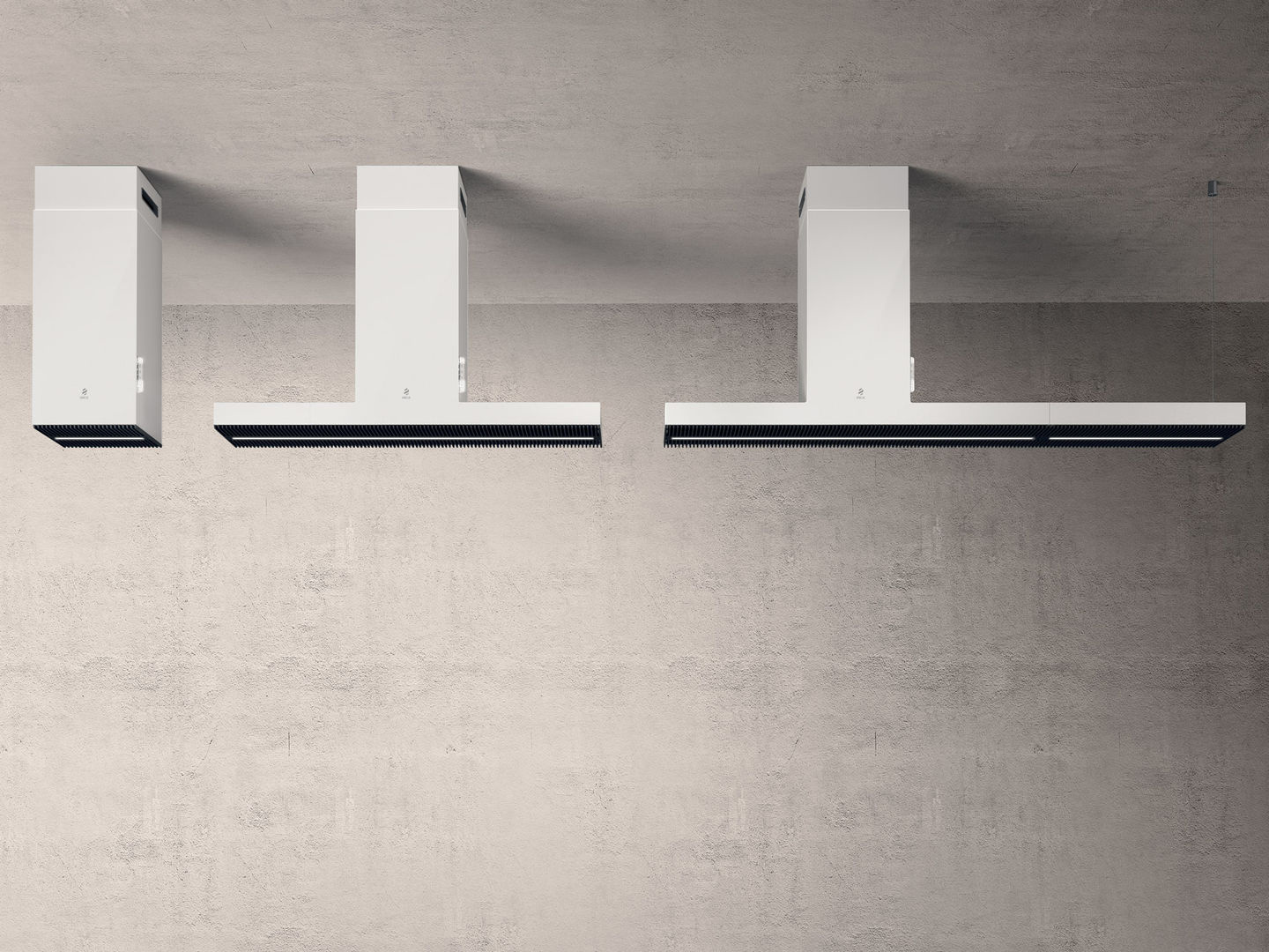 Elica Haiku 32cm Island Hood White Kensi Hope Interiors Ltd