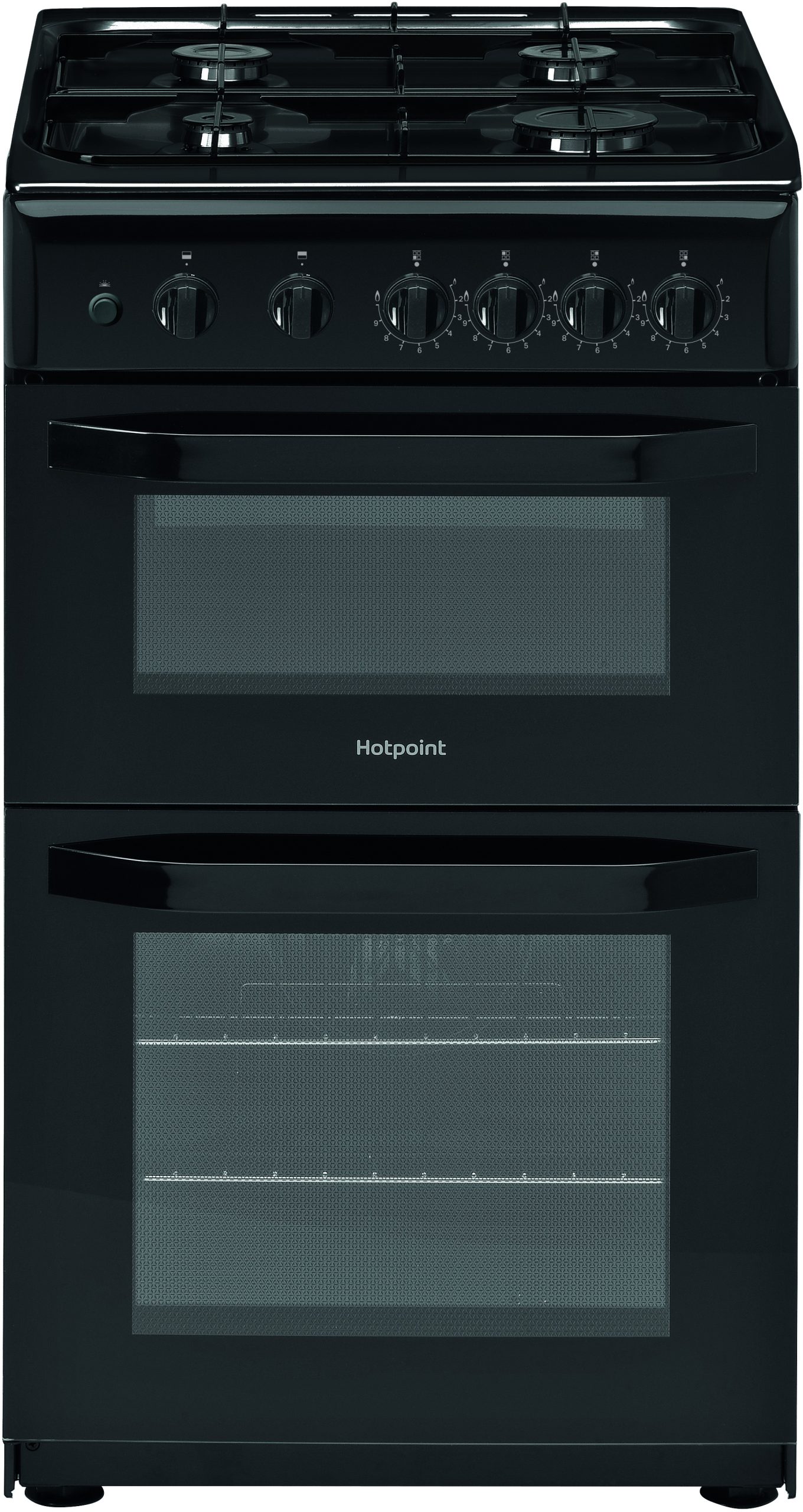 Hotpoint HD5G00KCB/UK Slim Gas Cooker Black Kensi Hope Interiors Ltd