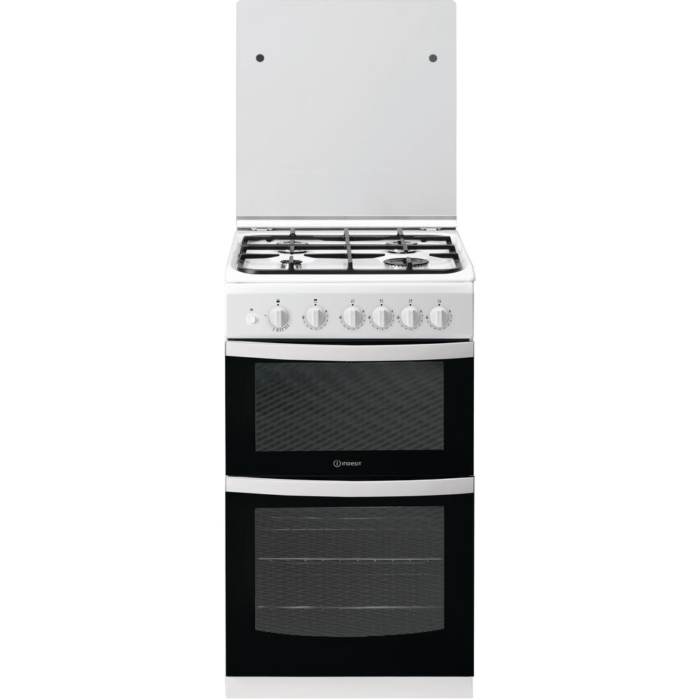 Indesit ID5G00KMW/UK Slim Gas Cooker White Kensi Hope Interiors Ltd