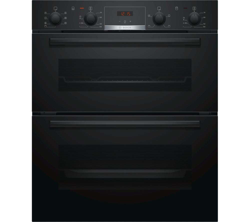 Bosch Series 4 NBS533BB0B B/U Double Electric Oven Black Kensi Hope Interiors Ltd