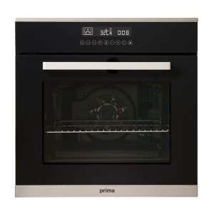 Prima+ PRSO108 Single Electric Fan Oven – Black & St/Steel