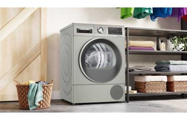 Bosch Series 6 WQG245S9GB F/S 9kg Heat Pump Condenser Dryer - Silver - Image 5