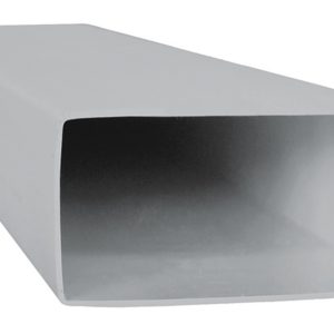Manrose 220 x 90mm Rectangular Flat Channel Ducting (2m) – White