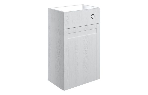 Benita 500mm WC Unit - Satin White Ash